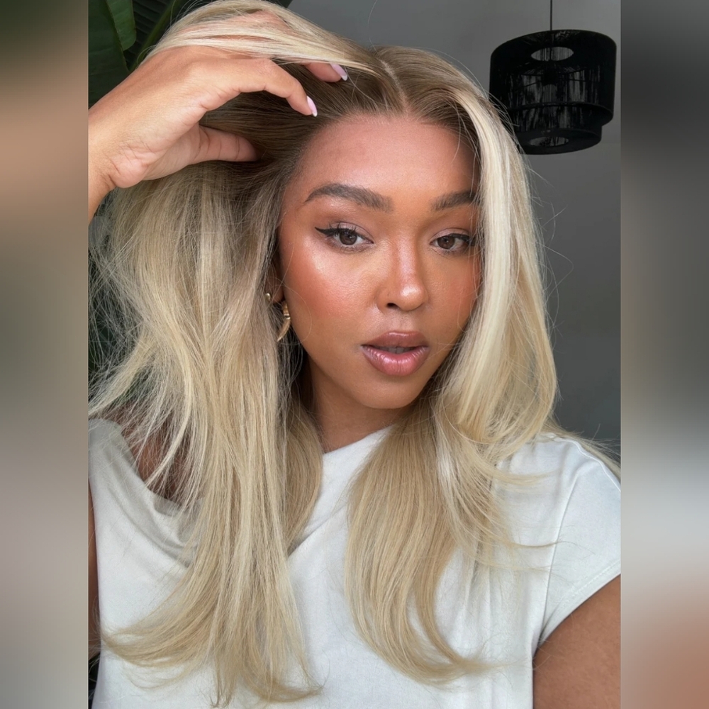 NEW Eniola "Kristy" Blonde Human Hair Wig - Picture 4 of 17